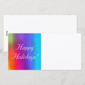 Gute Ferien! Weihnachtskarte Feiertagskarte (Vorne/Hinten)