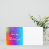 Gute Ferien! Weihnachtskarte Feiertagskarte (Stehend Vorderseite)