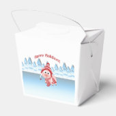 Gute Ferien! Winterschwein Geschenkschachtel (Rückseite)