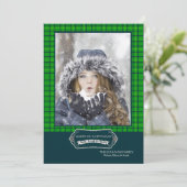 Gute Foto St. Patrick's Day Card Karte (Stehend Vorderseite)