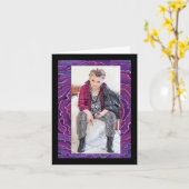 Gute Frauen existieren noch immer geklappte Grußka Karte (Gelbe Blume)