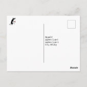 Gute Freunde gutes Times Weinangebot mit Katzen Postkarte (Rückseite)