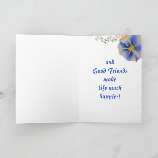 Gute Freunde Karte (Innenseite)