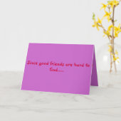 gute Freunde Karte (Gelbe Blume)