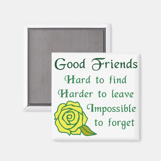 Gute Freunde Magnet (Vorderseite/Rückseite)
