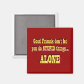 Gute Freunde Magnet (Vorderseite/Rückseite)