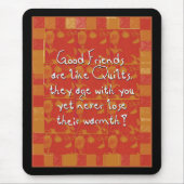 Gute Freunde Mousepad (Vorne)