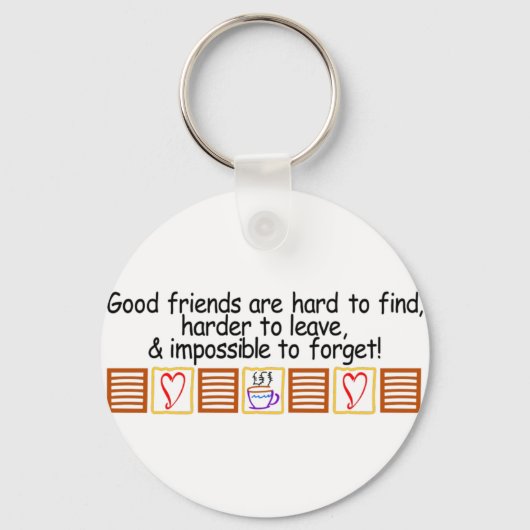 Gute Freunde Schlüsselanhänger (Vorderseite)