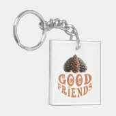 Gute Freunde Schlüsselanhänger (Vorderseite links)
