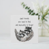 Gute Freunde schwer zu finden unmögliches Vergesse Karte (Stehend Vorderseite)