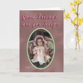 Gute Freunde sind Keepers Karte (Gelbe Blume)