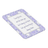 Gute Freunde sind wie Stars Fun Quote Magnet (Rechte Seite)