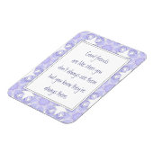 Gute Freunde sind wie Stars Fun Quote Magnet (Linke Seite)