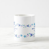 Gute Freunde sind wie Stars Fun Zitat Kaffeetasse (Mittel)