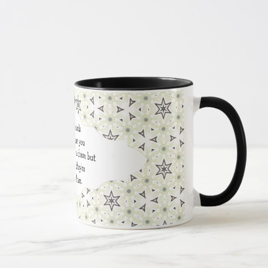 Gute Freunde sind wie Sterne Custom Quote Tasse (Rechts)