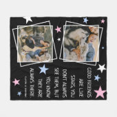 Gute Freunde sind wie Sterne! Foto-Angebot von Bes Fleecedecke (Vorderseite (Horizontal))