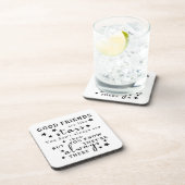 Gute Freunde sind wie Sterne: Freundschaftsangebot Getränkeuntersetzer (Rechte Seite)