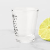 Gute Freunde sind wie Sterne: Freundschaftsangebot Schnapsglas (Rechts)