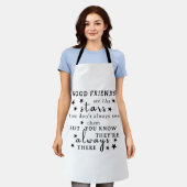 Gute Freunde sind wie Sterne: Freundschaftsangebot Schürze (Getragen)