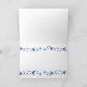 Gute Freunde sind wie Sterne Inspiration Zitat Karte (Innenseite)