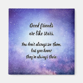 Gute Freunde sind wie Sterne Magnet (Vorne)