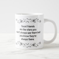 Gute Freunde sind wie Sterne Minimalistisch Modern