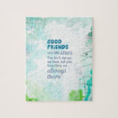 Gute Freunde sind wie Sterne Puzzle (Vertikal)