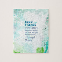 Gute Freunde sind wie Sterne Puzzle