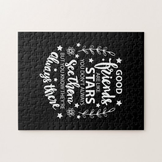 Gute Freunde sind wie Sterne Puzzle (Horizontal)