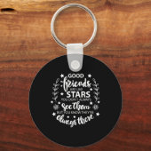 Gute Freunde sind wie Sterne Schlüsselanhänger (Vorderseite)