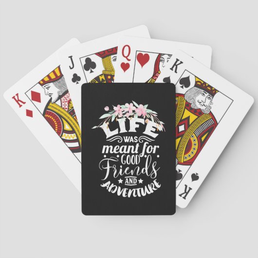 Gute Freunde und Abenteuer Spielkarten (Rückseite)