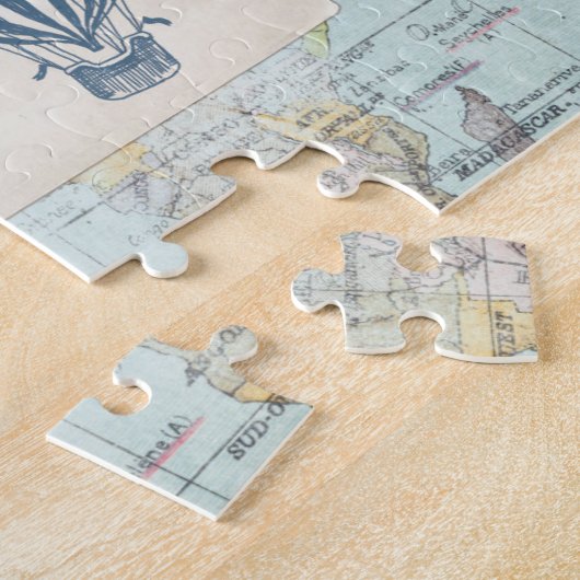 Gute Freunde und großes Abenteuer-Zitat Puzzle (Seite)