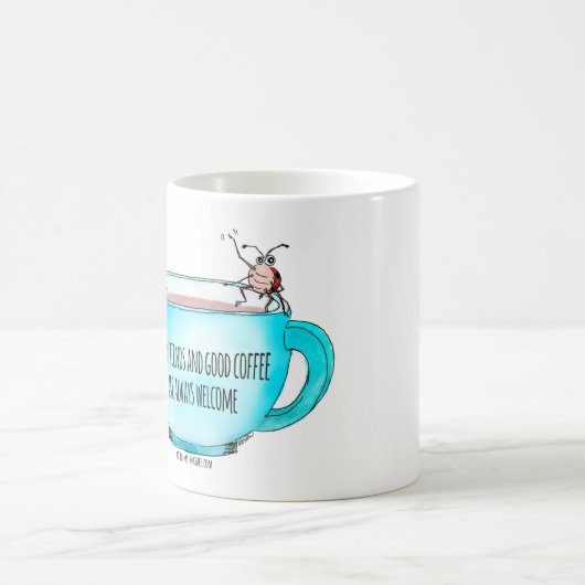 Gute Freunde und gute Kaffee-Tasse Kaffeetasse (Mittel)