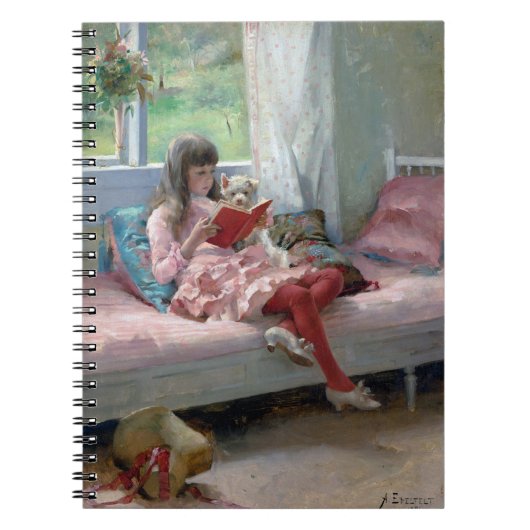 Gute Freunde von Albert Edelfelt 1881 Notizblock (Vorderseite)