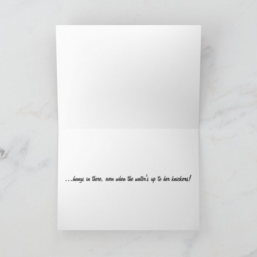 Gute Freundin Karte (Innenseite)