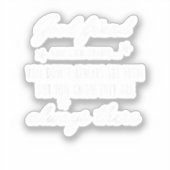 Gute Freundin Sind wie Sterne sie sind immer da Aufkleber (Vorderseite)