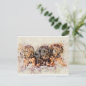 Gute Freundschaft Postkarte (Stehend Vorderseite)