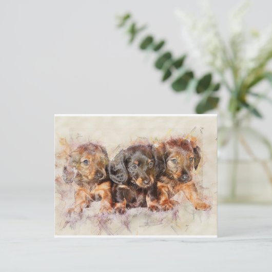 Gute Freundschaft Postkarte (Stehend Vorderseite)