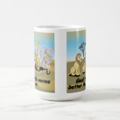 Gute Freundschaften ist besser als Bruderschaft Kaffeetasse (Mittel)