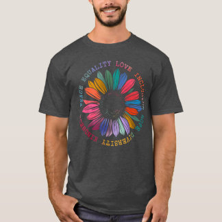 Güte Frieden Gleichheit Hoffnung Liebe Vielfalt Re T-Shirt