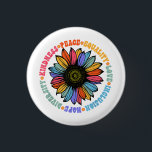 Güte Frieden Gleichheit Liebe Hoffnung Diversity M Button<br><div class="desc">Kindheit Friedensgleichheit Liebe Hoffnung Diversity Menschenrechte</div>