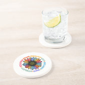 Güte Frieden Gleichheit Liebe Hoffnung Diversity M Getränkeuntersetzer (Seite)