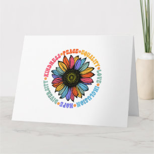 Güte Frieden Gleichheit Liebe Hoffnung Diversity M Karte