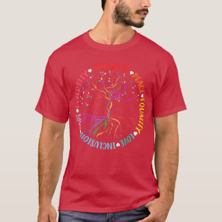 Güte Frieden Gleichheit Liebe Inklusion Hoffnung D T-Shirt