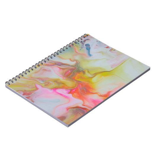 Güte - Frucht des Geistes - Acrylpour Art Notizblock (Linke Seite)