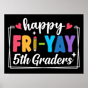 Gute Fünf-Jährige zurück zum Schullehrer Poster