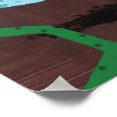 Gute Gartensaison | Gardener Illustration Poster (Ecke)