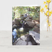 Gute Geburtskarte Karte (Gelbe Blume)