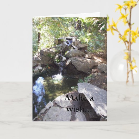 Gute Geburtskarte Karte (Gelbe Blume)