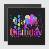 Gute Geburtstagskarte Magnetkarte (Vorne/Hinten)